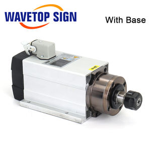 WaveTopSign HQD GDF46-18Z 1,5 kW 2,2 kW <span class=keywords><strong>3kW</strong></span> luftgekühlter Spindel <span class=keywords><strong>motor</strong></span> 220V 380V ER20 18000 U/min für <span class=keywords><strong>CNC</strong></span>-Fräsmaschine - Product Image 2
