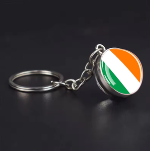Nouvel Arrivage Porte-clés Drapeau Égyptien, Boule de Verre en Cristal, Accessoire de Sac, Pendentif Décoratif, Anneau de Clés, Personnalisable avec Tous les Drapeaux Nationaux - Product Image 5