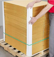 Protections d'angle en carton recyclable écologique de 1000 mm de long, profil en L de 5 mm, anti-collision, résistantes à la pression, brun naturel
