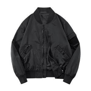 Chaqueta con cuello cruzado y logotipo personalizado, estilo uniforme de béisbol, holgada e informal, para primavera y otoño, cómoda y a la moda. - Product Image 5