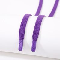 Cordon de serrage personnalisé avec embouts métalliques pour pantalons de sport, cordon de serrage pour chaussures en polyester durable, couleur personnalisée