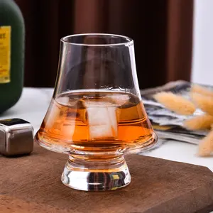 Tùy Chỉnh Handmade Cổ Điển Cũ Fashioned Pha Lê Rõ Ràng Whisky Cốc Thủy Tinh Nhật Bản Cognac snifter Shot Whiskey Nếm Kính