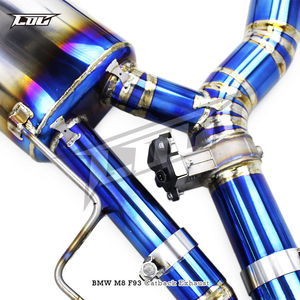 Sistema de Escape Catback Boska Titanium Valvetronic para BMW M8 F91/F92/F93 4.4T S63 2017-2024, Deportivo, con Cuatro Salidas y Control Remoto - Product Image 5