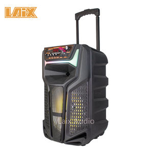 ลำโพงพกพาพร้อมไมโครโฟนเบสหัวแอมป์กีตาร์และลำโพงตู้ลำโพงรถเข็นแบบดั้งเดิม - Product Image 2