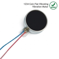 Moteur à vibration CC à balais 3V 12mm JL-A1234 pour téléphone portable et montre connectée, masseur à faible bruit