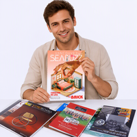 Service d'impression de brochures et de catalogues écologiques avec carton et papier d'art en Chine