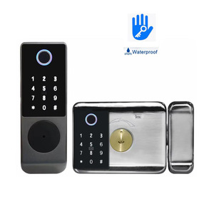 Tuya chống trộm vân tay thông minh Bullhead khóa với Keyless sinh trắc học an ninh cho hộ gia đình căn hộ sắt và cửa gỗ - Product Image 3