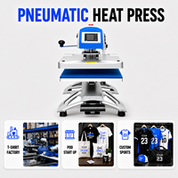 Machine de presse à chaud pneumatique automatique 16x20 pour l'impression de t-shirts Swing Away & Slide Out New Condition