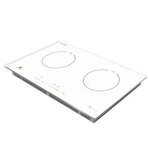 27'' 28'' 29''Build In 2 Plates Horizontal Induction Cooktops 4000W electric hob White Induction Stove