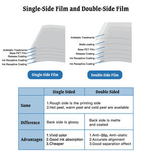 Top Selling Personalized A3 A4 A3+ 30Cm 60Cm <b>Digital</b> Printable Inkjet Heat Transfer Pet DTF Film Roll for Dtf Printing - Product Image 2