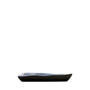 Piatto Quadrato Granilla 21x21cm in Ceramica Blu Maculata - Product Image 2