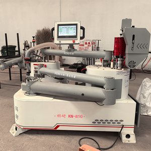 Machine à bordurer les chants courbes à double bras articulé et machine à bordurer pour armoires - Product Image 6