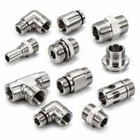Raccords de liquide de refroidissement de précision en acier inoxydable, adaptateurs de tournage et de fraisage CNC pour le refroidissement liquide des centres de données
