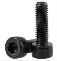 Tête à six pans creux noir traitement de Surface boulon Allen vis à tête cylindrique d'oxyde DIN912 acier au carbone GB M8 noir noir M5 X 40 Mm Graboss