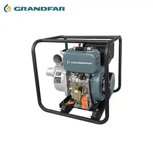GRANDFAR GF gasoline engine water pump 420cc 6 inch 6L Tank 150M3/H gasoline water pumps