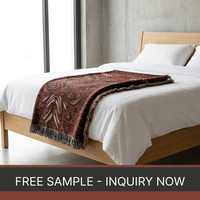 Hahnentritt-Muster Strickdecke mit Quasten für Sofa und Bett, Weiche Gemütliche Jacquard-Texturierte Dekorative Decke für Wohnzimmer
