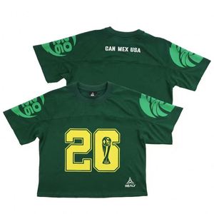 Camiseta de Fútbol Americano Retro Personalizada HEALY, Unisex, Corte Cuadrado, Manga Corta, Impresión Digital, Malla Transpirable, Verano - Product Image 3