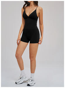 Women S 2 Piece Yoga Crop Top Leggings Set Breathable <b>Sweat</b> Wicking Active Wear Gym Outdoor Exercise Fitness - Product Image 6