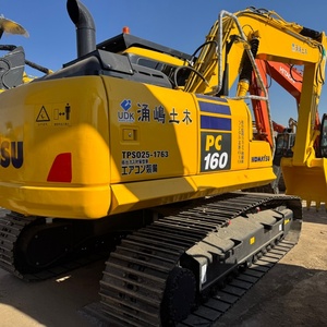 Excavadora Usada Komatsu PC160 de 16 Toneladas, 15 Toneladas, con Pocas Horas de Trabajo, Motor Original, Excavadora Mediana Usada, Excavadora de Segunda Mano en Venta - Product Image 4