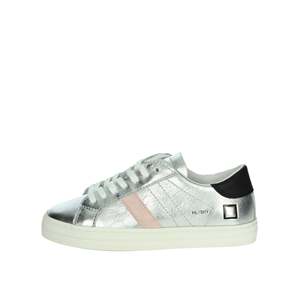 D.A.T.E. Zapatillas Deportivas para Niña J381-HL-SH-SL2 Plateadas Metálicas de Caña Baja - Product Image 1