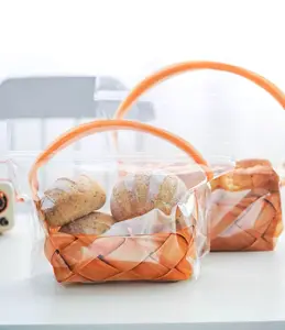 Wholesale Basket Ziplock Sliced OPP Bread Bag Bakery Food Packaging Bags for Toast
