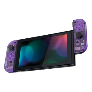Transparent Purple Replacement Shells for NS Handheld Controller Housing With DIY Replacement Shell <b>Case</b> for NS <b>Switch</b> - Product Image 5