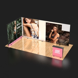 10x10 ft Modular LED backlit với seg đồ họa quảng cáo triển lãm thương mại triển lãm hộp Đèn triển lãm gian hàng hiện đại cho các sự kiện triển lãm - Product Image 5