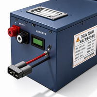 Batteries lithium-ion 76,8 V 200 Ah, 15360 Wh, batterie lithium 76,8 V, IP65, communication CAN pour tricycle et moto électriques