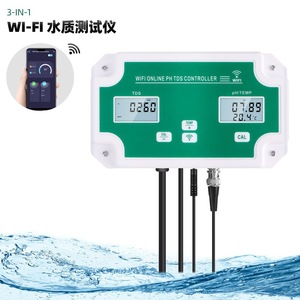 เครื่องวิเคราะห์คุณภาพน้ำ 3-in-1 รุ่น W2826 พร้อม Wifi วัดค่า TDS pH และอุณหภูมิ สำหรับสระว่ายน้ำ ห้องปฏิบัติการ และการเพาะเลี้ยงสัตว์น้ำ - Product Image 3