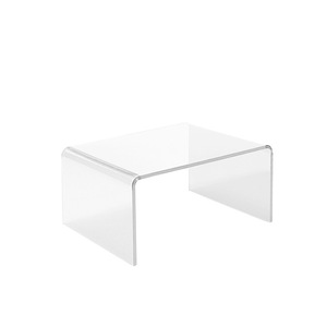 Kệ Acrylic hình chữ U trong suốt thang máy tính để bàn hiển thị mỹ phẩm nhiều lớp đúc cắt máy tính để bàn hình chữ U Acrylic - Product Image 1