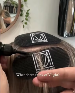 Hiçbir zarar saç Led insan saçı postiş V ışık kür yapıştırıcı V ışık görünmez saç uzatma sistemi reçine V ışık jel - Product Image 4