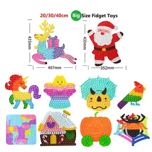 Orijinal tasarım silikon oyuncak koleksiyonu kabarcık komik Jouets Enfants için eğlenceli Spielzeug Stocking hayvan Fidget oyuncak bulmaca itme Pop