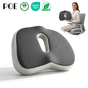 Cuscino in Memory Foam per Sedia da Ufficio, Alta Densità, Allevia il Dolore, Supporto per Coccige, Prostata ed <span class=keywords><strong>Emorroidi</strong></span> - Product Image 1