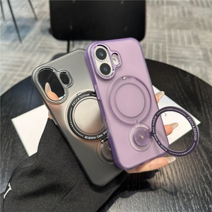 Funda con Soporte Giratorio de 360 Grados y Anillo Magnético para iPhone 17 Air, 16, 16e, 15, 14 Plus, 13, 12, 11 Pro Max, Carcasa Rígida HD - Product Image 3