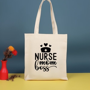 Bolso impreso de lona DIY regalos personalizados de moda de alta calidad reutilizable para jóvenes y regalos - Product Image 5