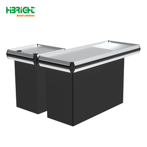 <span class=keywords><strong>Caisse</strong></span> de <span class=keywords><strong>supermarché</strong></span> en métal de style moderne noir à taille personnalisée <span class=keywords><strong>caisse</strong></span> de vente au détail - Product Image 5