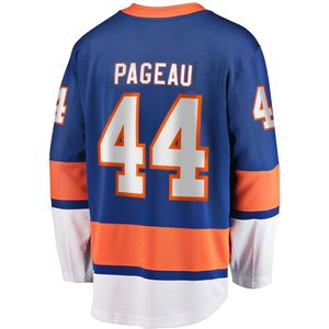 Islanders de Nueva York # 13 Barzal # 27 Lee # 14 Horvat # Camiseta de hockey sobre hielo Nelson 29 sin mangas con cuello de béisbol y estampado por transferencia térmica - Product Image 2