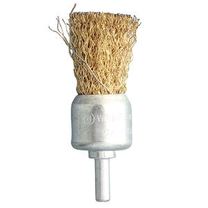 แปรงลวดเหล็กเวฟฟี่ 45 มม. เหล็กกล้าคาร์บอน สำหรับเจียรด้วยสว่านไฟฟ้าและขจัดสนิม - Product Image 1