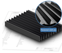 Bouclier de protection de Machine CNC, coupe au laser, anti-poussière, résistant au feu, guide linéaire, couvercle de rail, soufflet télescopique