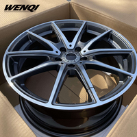 Jantes en alliage léger 17-19 pouces 5x100 PCD Gris mat Adaptées aux voitures compactes Audi A3 VW Golf Seat Leon