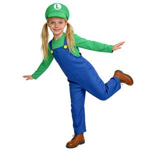 Disfraz de Super Mario para Niños, Traje de Cosplay, Juego de Roles para Niños, Actuación en Escenario, Conjunto para Fiesta - Product Image 3