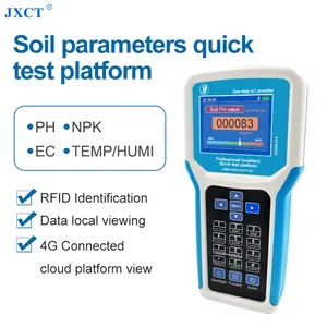 المحمولة يده التربة NPK PH EC الرطوبة قياس متر مسجل بيانات الاستشعار التربة الرطوبة مسجل بيانات