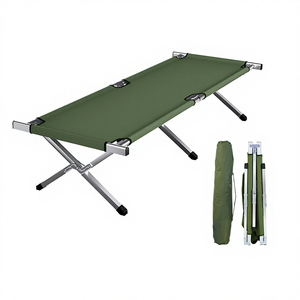 <span class=keywords><strong>Lit</strong></span> pliant Vanda 600d Oxford avec cadre métallique moderne pour adultes, randonnée, chasse, <span class=keywords><strong>voyage</strong></span>, lits <span class=keywords><strong>de</strong></span> camping portables - Product Image 1