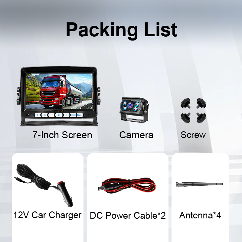 Monitor Wireless da 7 pollici + 1 Telecamera