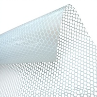 Sac cosmétique hexagonal blanc en maille double couche en EVA, résistant aux hautes températures, porte-documents, imperméable, écologique, laminé