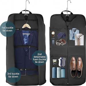 Free Sample Hanging <b>Garment</b> <b>Bags</b> for <b>Travel</b> Suit <b>Bags</b> for Closet Storage 50" Moving <b>Bags</b> for Clothes Dress Cover for Coat - Product Image 5