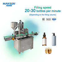 Machine de remplissage à tête unique avec servomoteur, anti-mousse, remplisseur par le bas pour parfums, huiles essentielles, sauces, crèmes cosmétiques