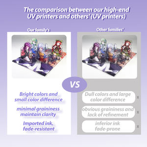 Support de <span class=keywords><strong>manga</strong></span> en acrylique HanXin ODM |   Impression numérique UV, découpe CNC, service personnalisé sous licence IP, support en acrylique - Product Image 4