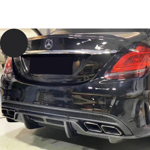 Lèvre de diffuseur de pare-chocs arrière en Fiber de carbone de Style PSM pour Mercedes Benz W205 <span class=keywords><strong>C63</strong></span> C200 C260 - Product Image 6