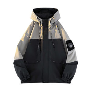 แจ็กเก็ตขนแกะแข็งสำหรับผู้หญิงแบบสามในหนึ่งเดียวสำหรับปีนเขากันลมกันน้ำออกแบบโลโก้ได้ใหม่ - Product Image 3